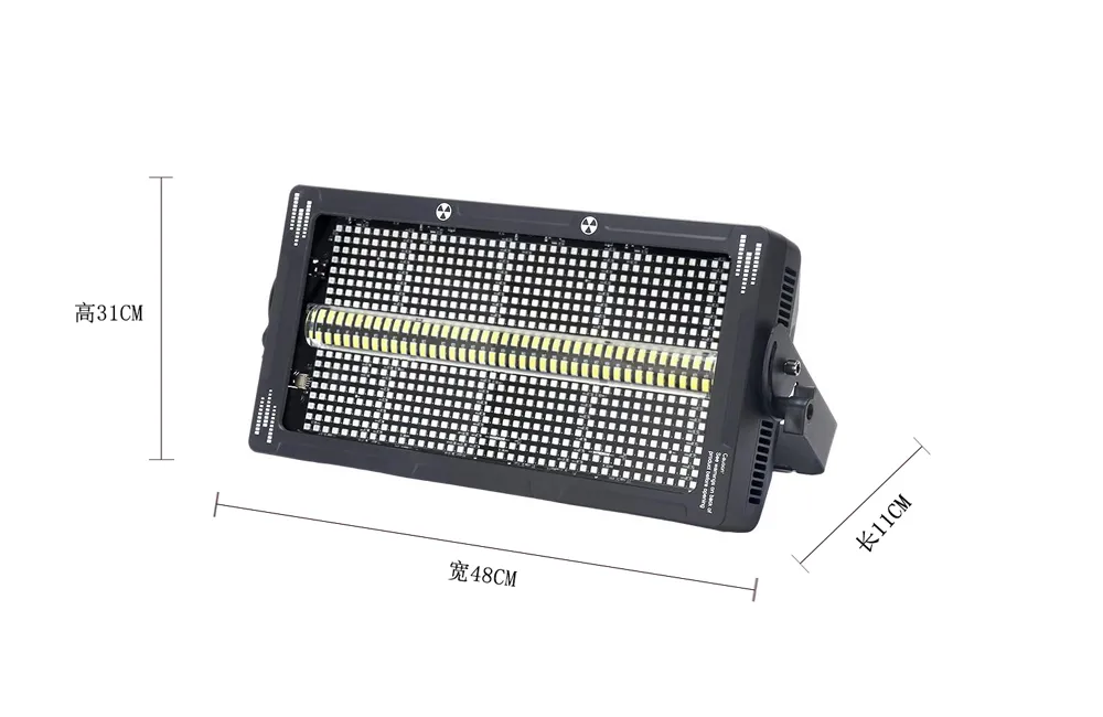dimensions of 960pcs 8+8 segment control strobe light