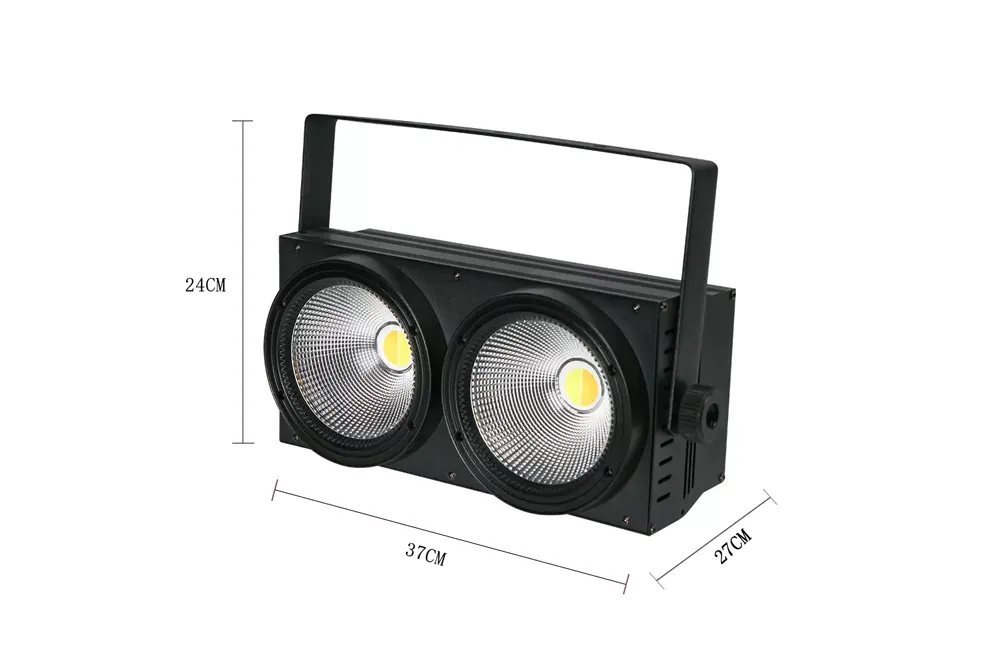 dimensions of 200w two eye audience light