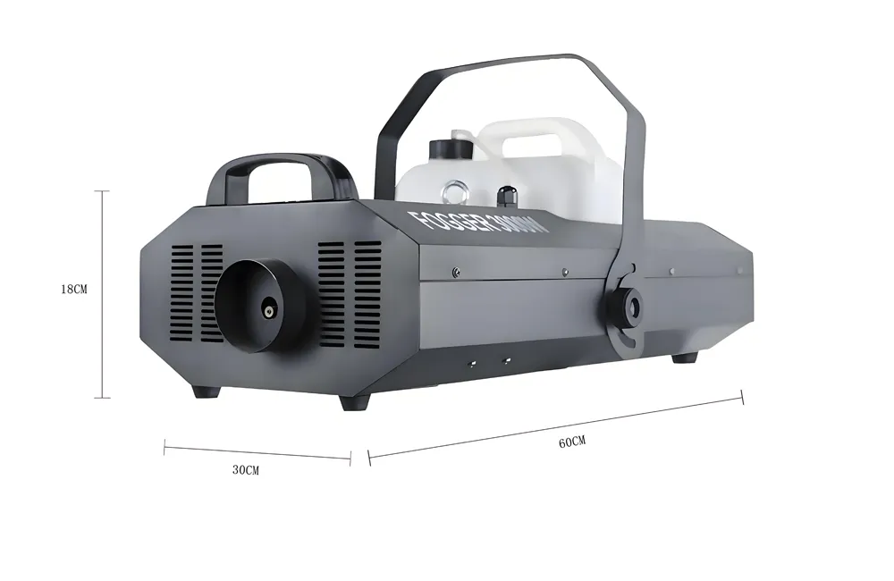 dimensions of 3000w smoke machine