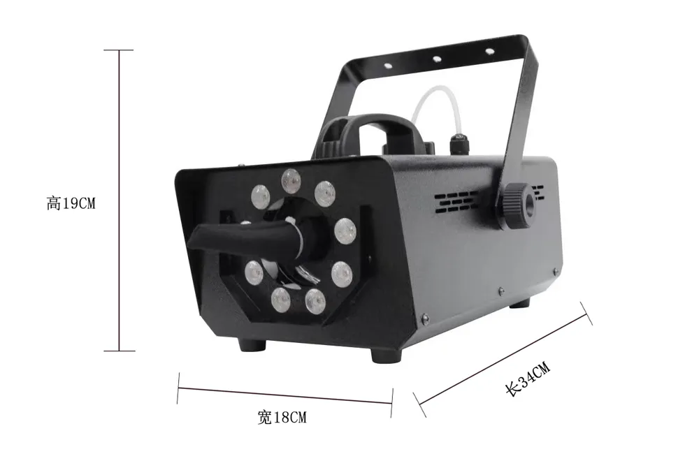 dimensions of 800w snow machine