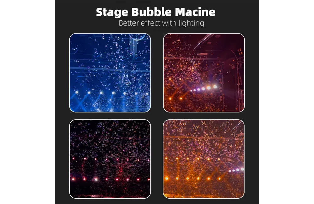 product effect of 300w bubble machine
