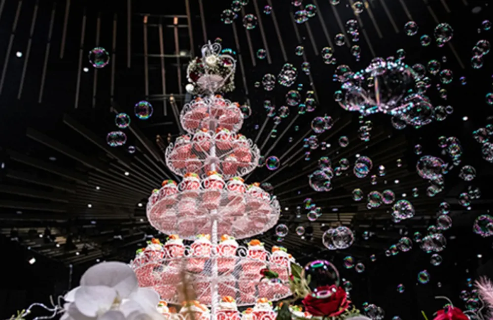 product effect of 300w bubble machine