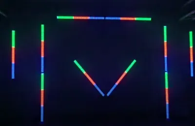 192 Segment 3in1 Strip Full Color Strobe Light 1