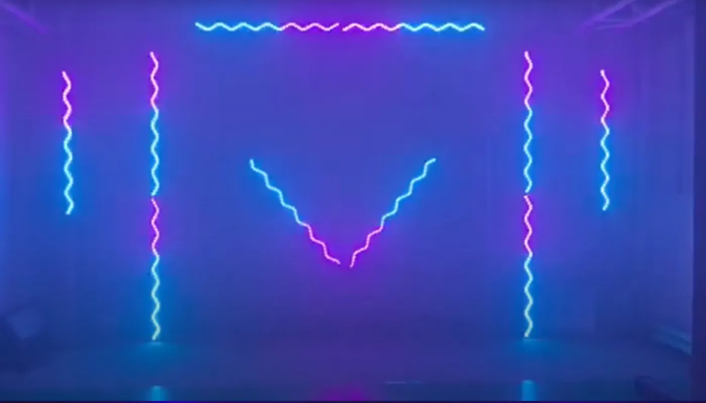 Video of 192 Segment 3in1 Strip Full Color Strobe Light