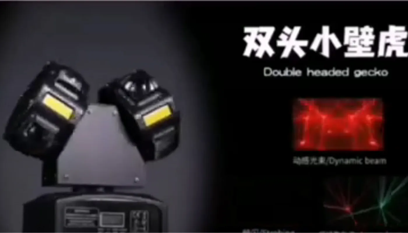 Video of Double-headed Gecko Light