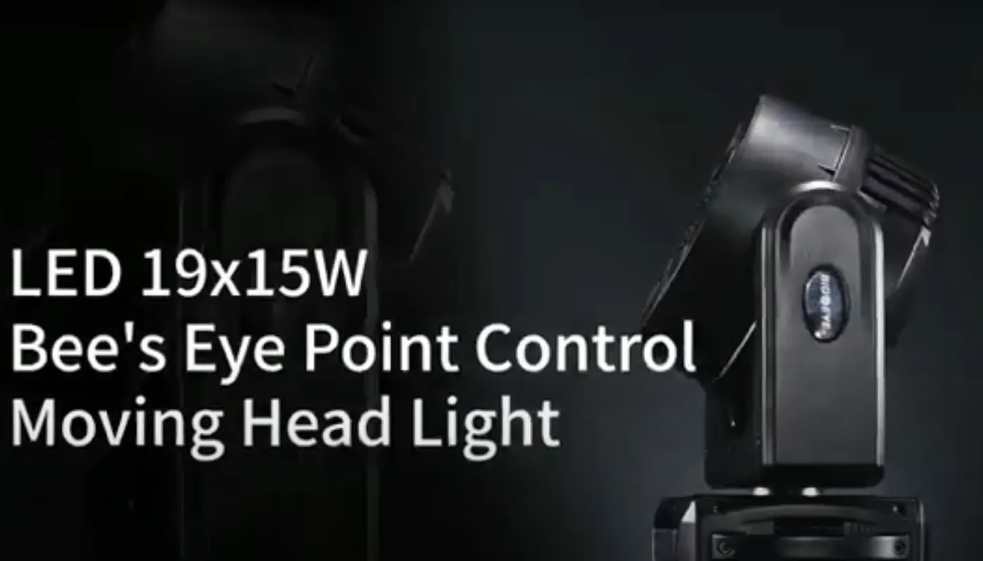 Video of mini1915 LED Wash Moving Head Light